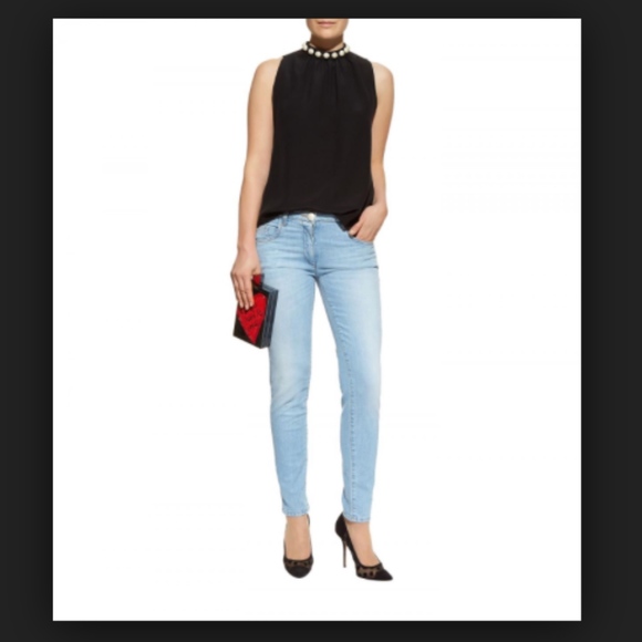 Boutique moschino light wash jeans